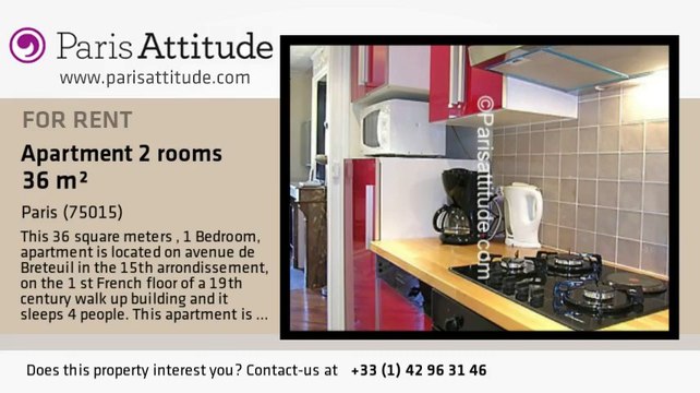 1 Bedroom Apartment for rent - Ecole Militaire/Unesco, Paris - Ref. 1907