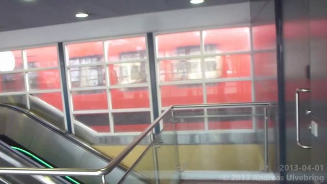 2 Valmet-OTIS Traction elevators @ Mellunmäki Metro Station, Helsinki