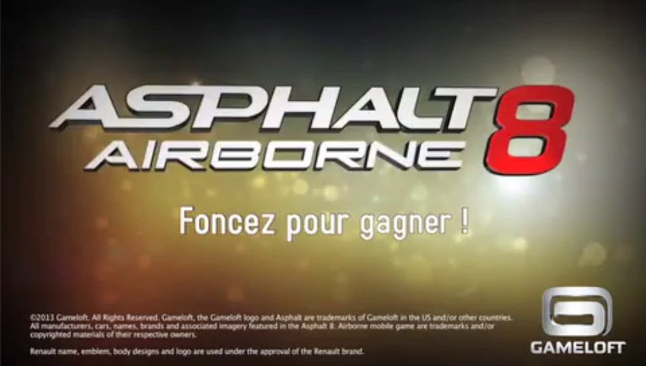 Asphalt 8 : Airborne (Trailer Renault Contest) - Jeu Gameloft