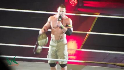 John Cena cuts promo after Dublin Show - November 2013