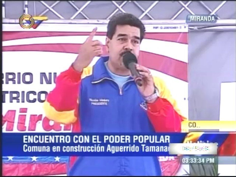 Roig a Maduro: "Le pido que me trate con respeto así como yo lo hago con usted"
