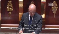 Loi de finance 2014  immigration, asile et intégration : Eric Ciotti intervient à l'Assemblée nationale