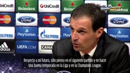 Me sabe mal el resultado: Allegri