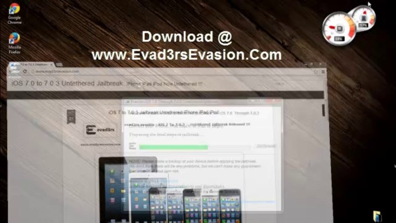Evasion Plein iOS 7.0.3 Jailbreak Untethered Jailbreak finale
