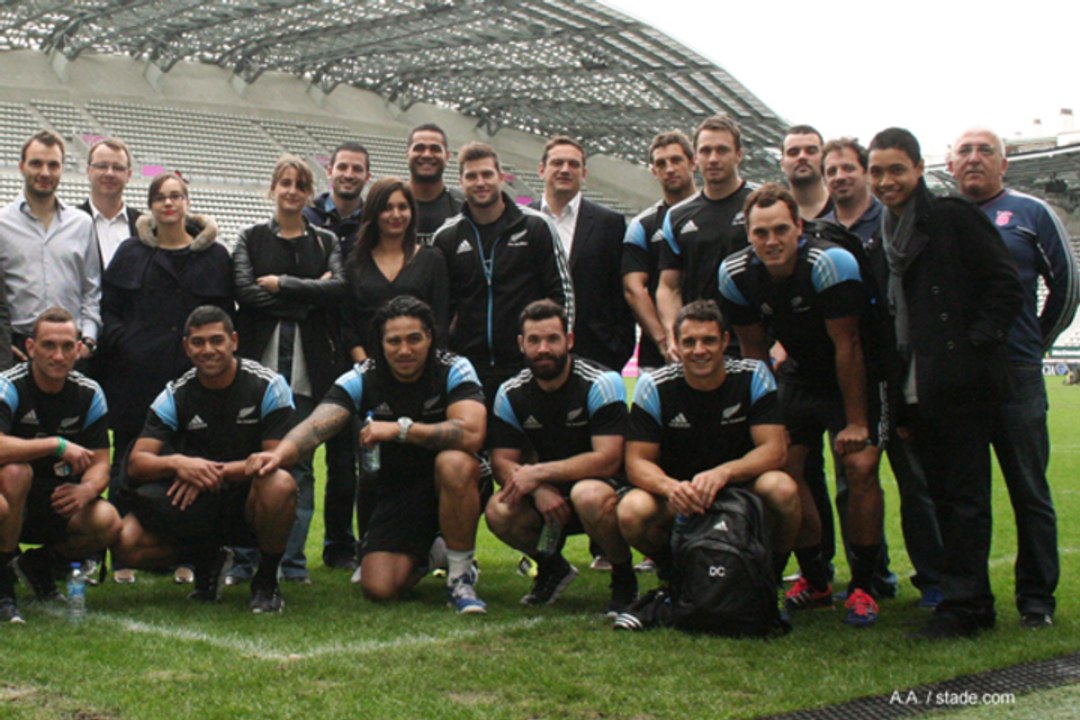 Les All Blacks au stade Jean Bouin