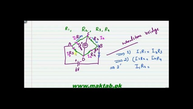 FSc Physics Book2, CH 13 LEC 11 Wheatstone Bridge