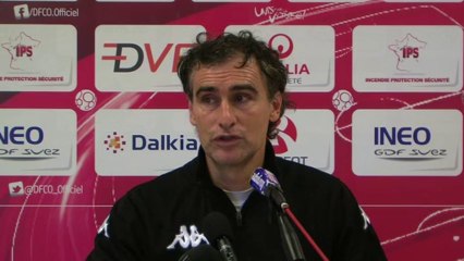 Conférence de presse d'Olivier Dall'Oglio avant Metz - DFCO