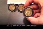 1 oz Canadian Maple Leaf Gold Coin .9999 Fine Gold Bullion ZURAMETALS.COM