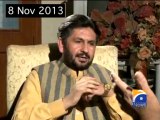 Fazlur Rehman statement on Jirga-08 Nov 2013