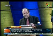 Ministro de Educación venezolano presentó proyecto Canaima a la Unesco