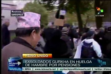 Soldados Gurkha en huelga de hambre por mejores pensiones