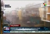 Tifón más violento del año azota Filipinas