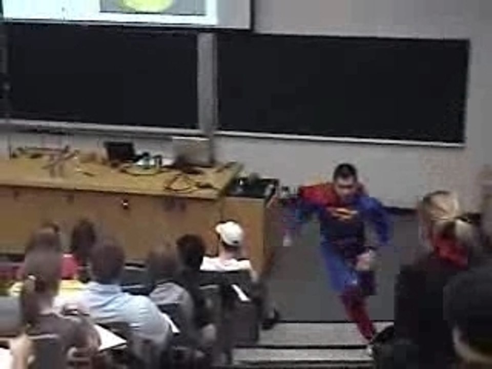 Superman en amphi