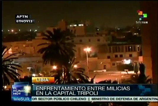 Enfrentamiento entre milicias en la capital de Libia, Trípoli