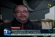 Correa denunció en UNESCO daños ambientales causados por Chevron