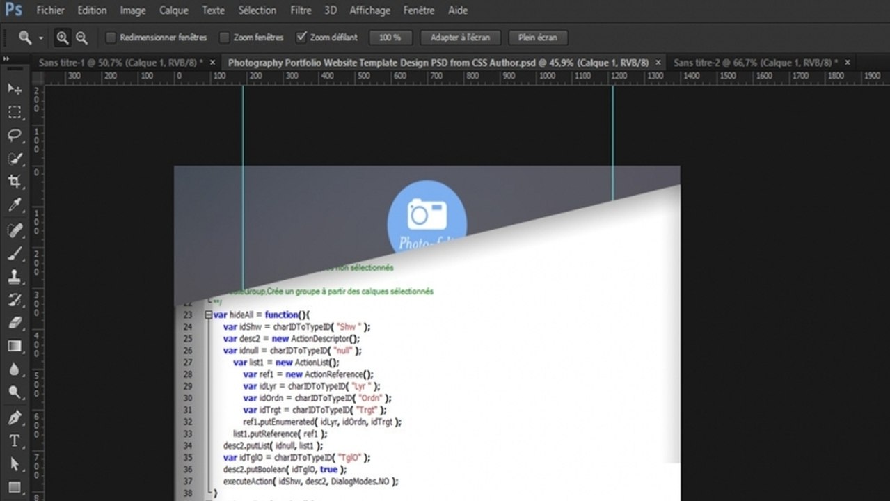 Tutoriel Photoshop - Automatiser avec des scripts