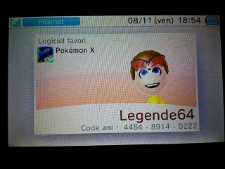 Mon code d'ami 3ds