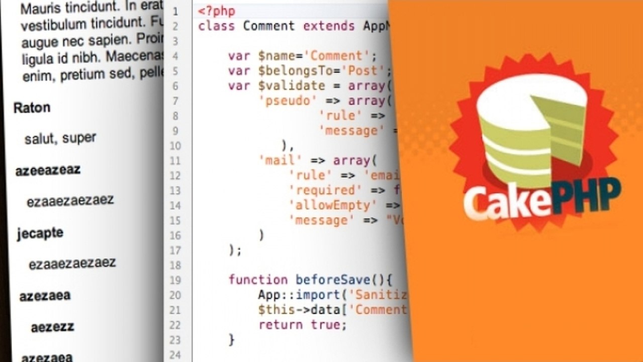 Tutoriel CakePHP - Création d'un blog, les commentaires