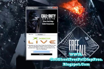 Download Free Call of Duty Ghosts Free Fall Map DLC Code