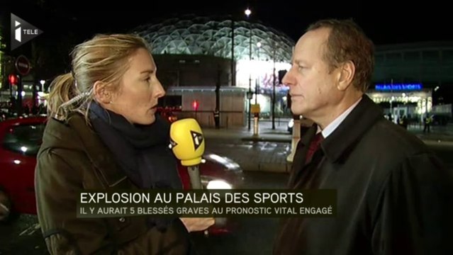 Explosion au Palais des sports : au moins sept blessés graves