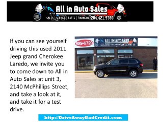 2011 Jeep Grand Cherokee For Sale In Winnipeg
