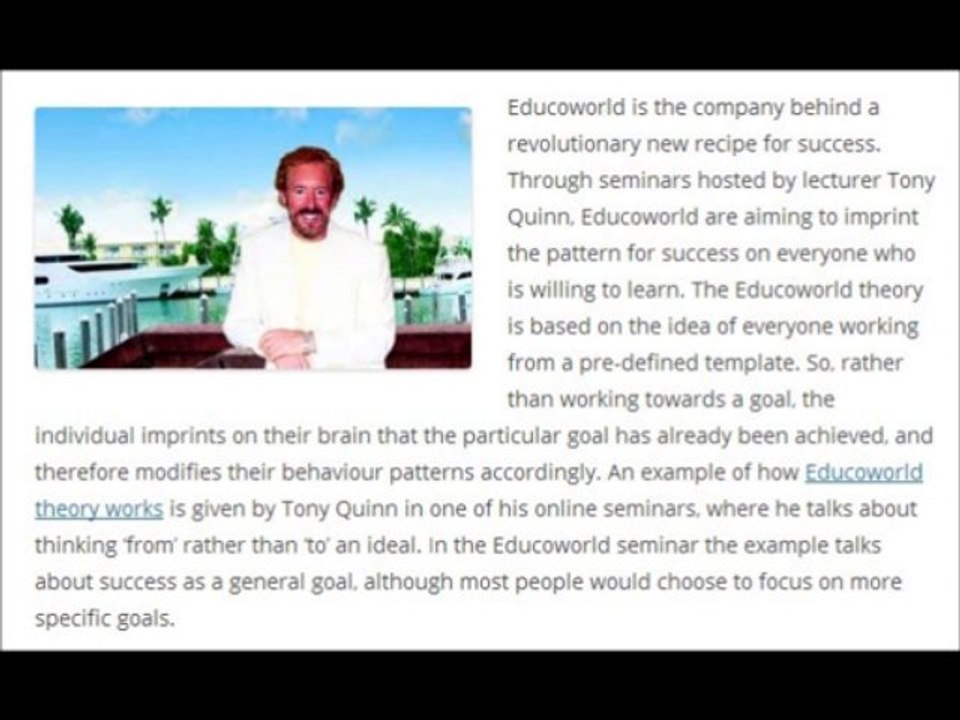 Educoworld l Template for Success