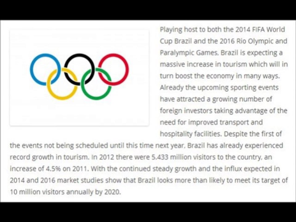 EcoHouse Brazil / Tourism Boosts Brazilian Economy Ahead of Major Sporting  Events