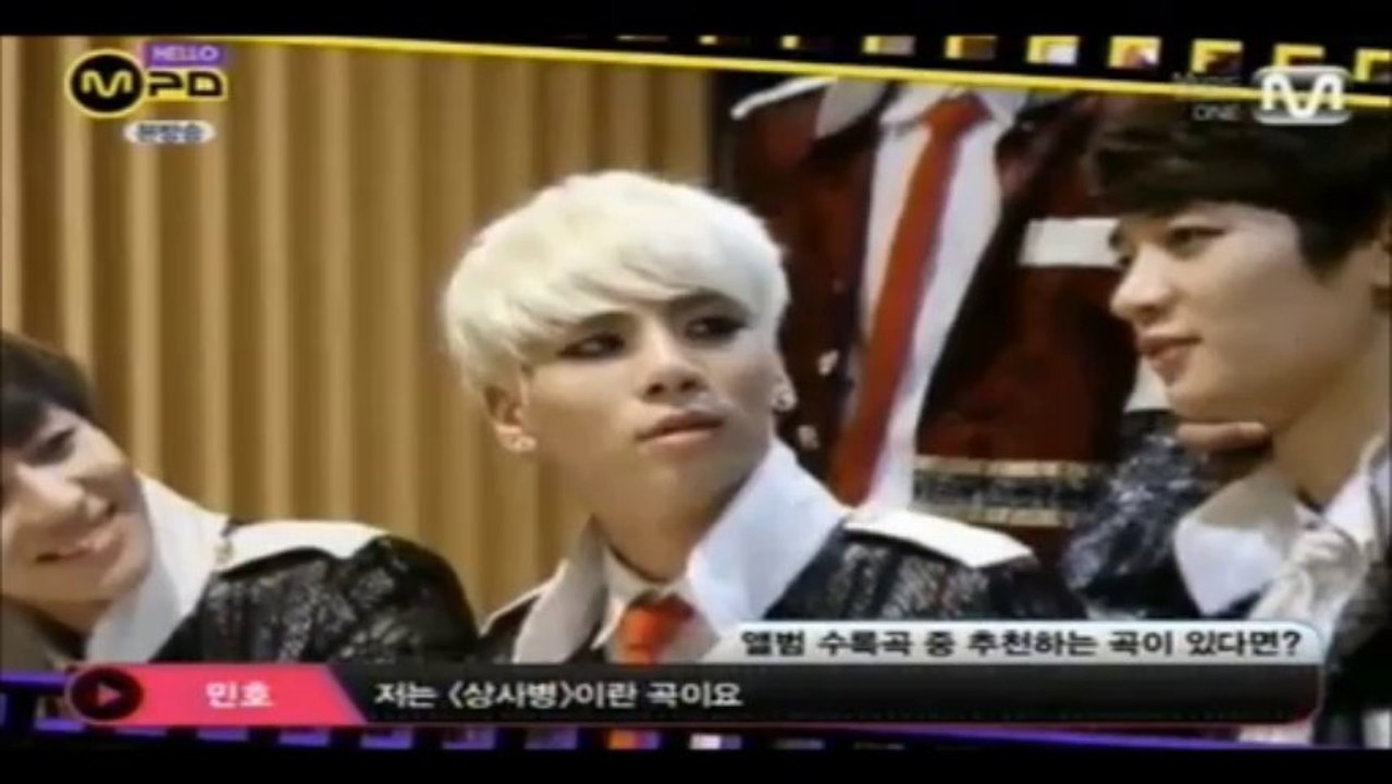 [FULL] 131109 SHINee talk cut - MNET MPD's MVP