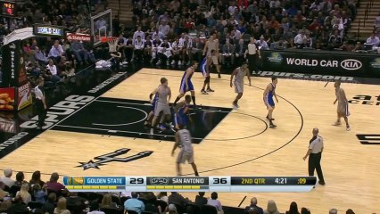 Tony Parker_s Tough Layup _ Warriors vs Spurs _ November 8,