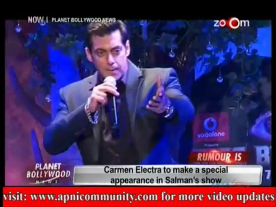 Salman Ke Show Mein Carmen Electra Ka Special Appearance-Special Report-9 Nov 2013