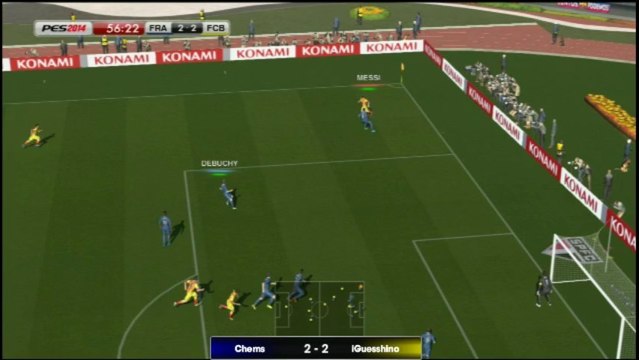 Tournoi Open Pes Team95 1/4 Finale retour Chems vs iGuesshino