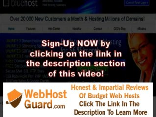 Web Hosting Package - Blue Host - Part 11/20