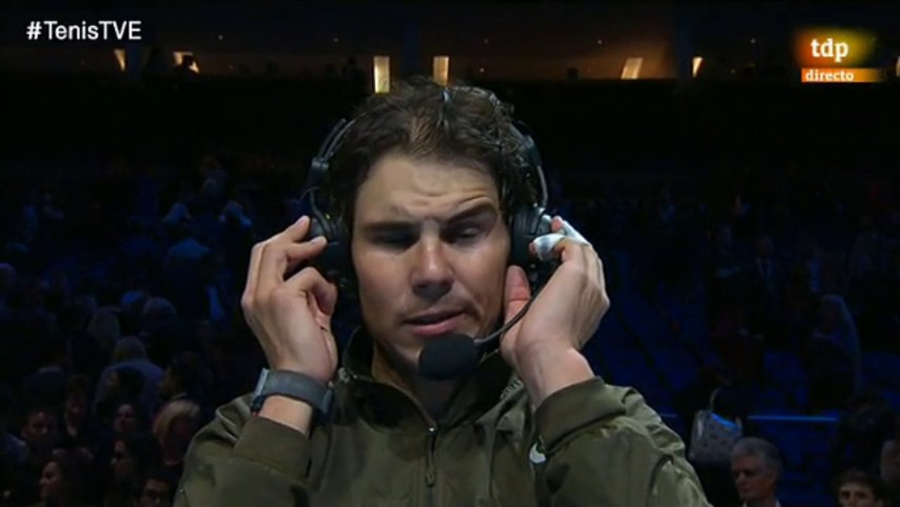 Rafael Nadal Interview for RTVE after his win over T.Berdych at ATP WTF 2013