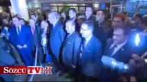 Erdoğan Mehteran ile karşılandı