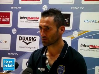 Estac 0 -1 Laval : Réaction de Florian Jarjat