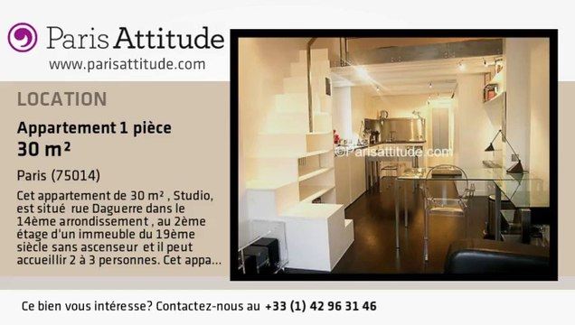 Appartement Studio à louer - Montparnasse, Paris - Ref. 6751