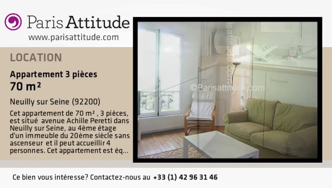 Appartement 2 Chambres à louer - Neuilly sur Seine, Neuilly sur Seine - Ref. 6339