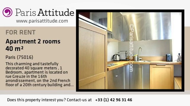 1 Bedroom Apartment for rent - Trocadéro, Paris - Ref. 7571