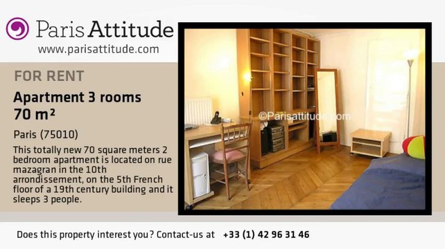 2 Bedroom Apartment for rent - Grands Boulevards/Bonne Nouvelle, Paris - Ref. 711