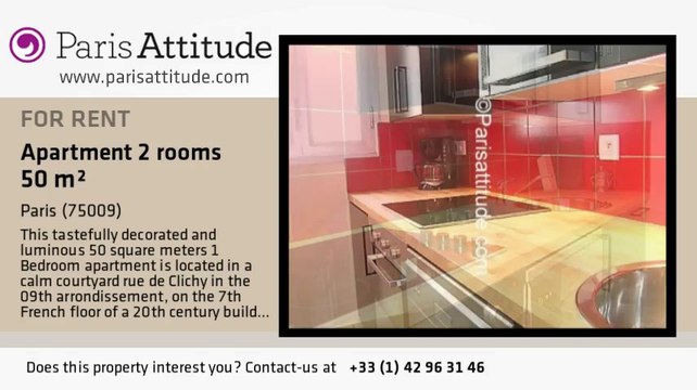 1 Bedroom Apartment for rent - Place de Clichy, Paris - Ref. 4800