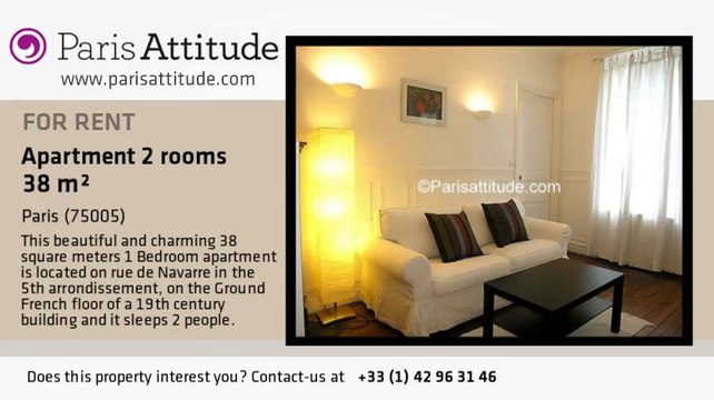 1 Bedroom Apartment for rent - Place Monge, Paris - Ref. 5155