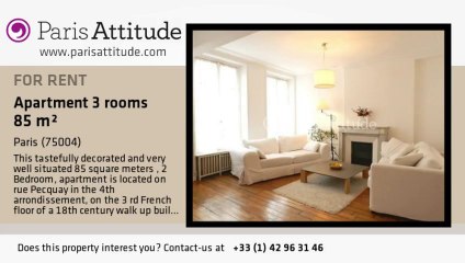 2 Bedroom Apartment for rent - Centre George Pompidou, Paris - Ref. 3823