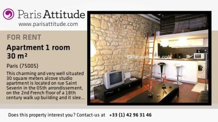 Alcove Studio Apartment for rent - Quartier Latin/St Michel, Paris - Ref. 2756