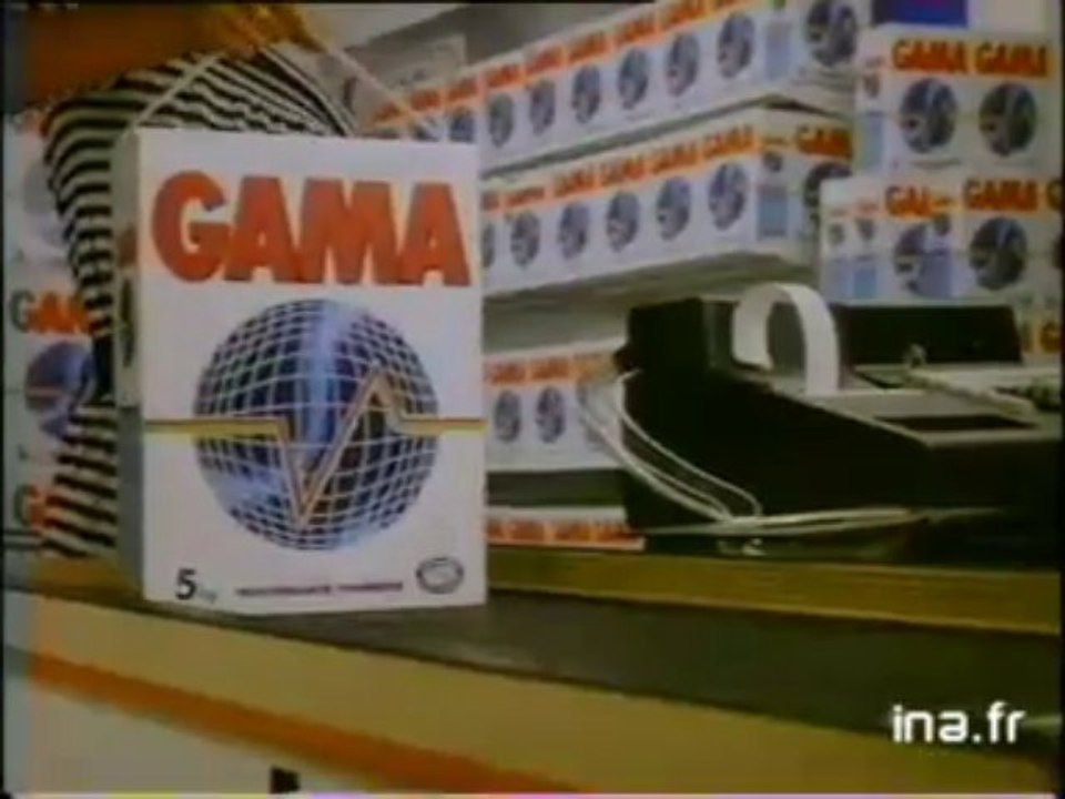Pub Lessive Gama 1986