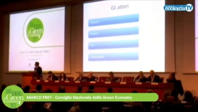Green New Deal per l'Italia - Marco	Frey (Consiglio	Nazionale	della	Green	Economy)