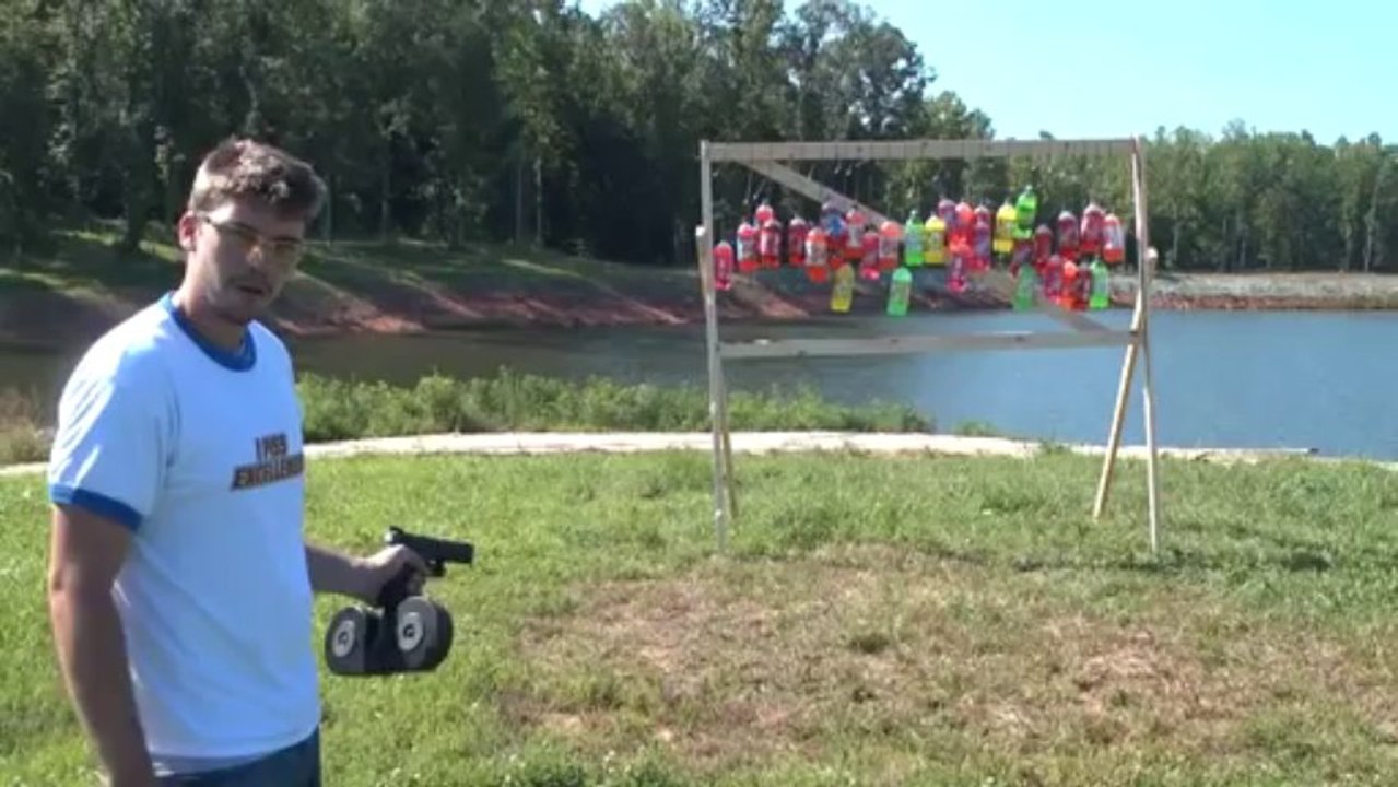 Glock 17 Explosive Ammo!