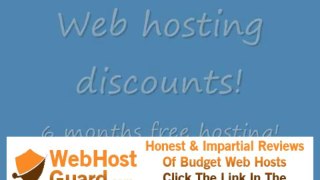 Do you want 6 Months free web hosting?