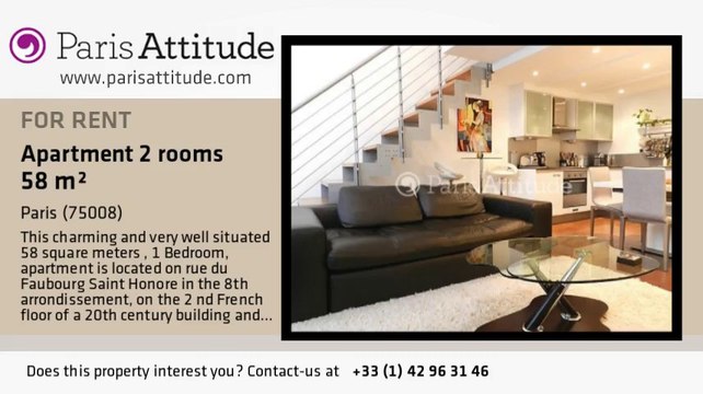 1 Bedroom Apartment for rent - Arc de Triomphe, Paris - Ref. 8267