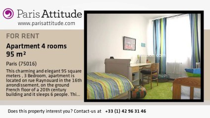 3 Bedroom Apartment for rent - Maison de la Radio, Paris - Ref. 6354