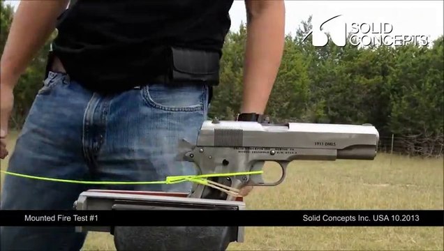 Faire son propre pistolet : Première arme en métal faite en Impression 3D.